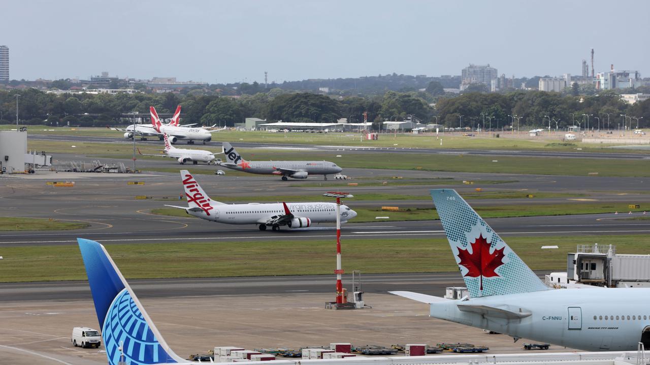 Virgin recorded over two times as many flight cancellations as Qantas and Jetstar in January. Picture: NCA NewsWire / Damian Shaw