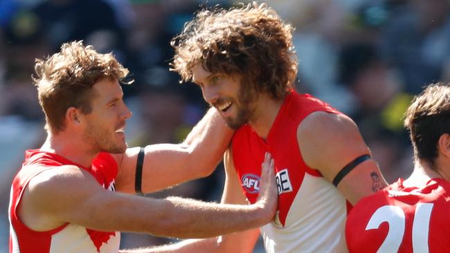 Tom Hickey is starring at the Swans in 2021. Picture: Michael Willson/AFL Photos