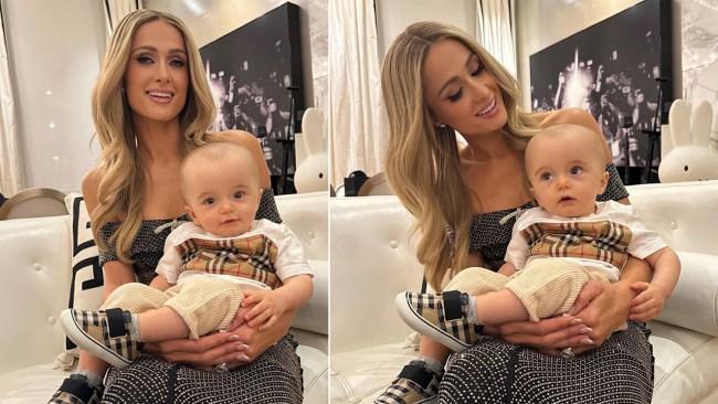 Critics commented on the size and shape of Paris Hilton's son's head. Photo: Instagram