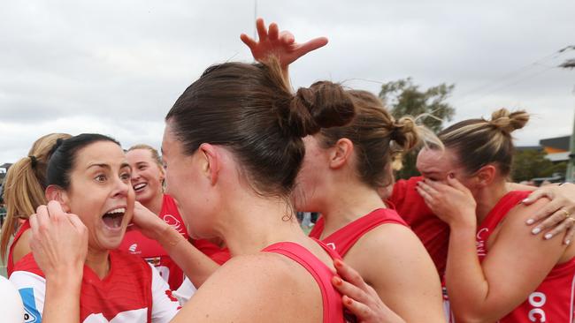 BFL Netball grand final - Ocean grove V Geelong Ammos. Ocean grove winners Picture: Mark Wilson