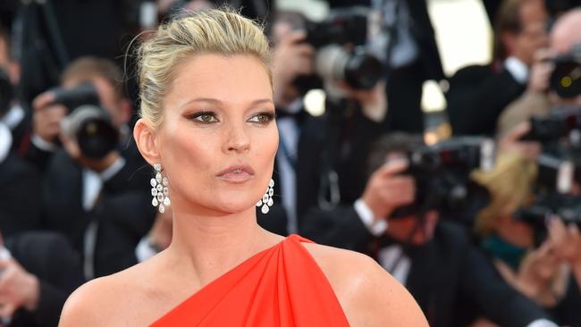 Kate Moss arrives for the screening of the film "Loving" at the 69th Cannes Film Festival in Cannes.