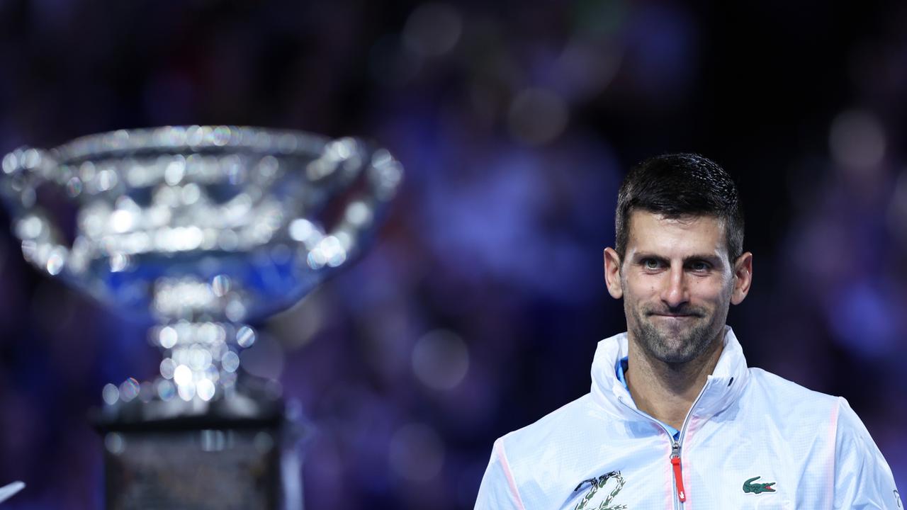Nines tennis ratings slide as Novak Djokovic is crowned Australian Open champion again The Australian