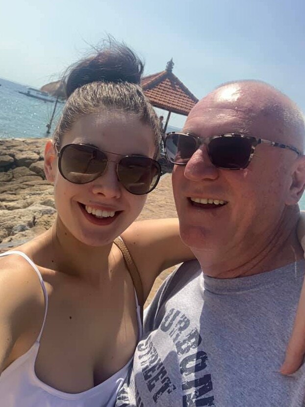 The couple’s romantic holiday snaps are all over social media. Picture: Facebook