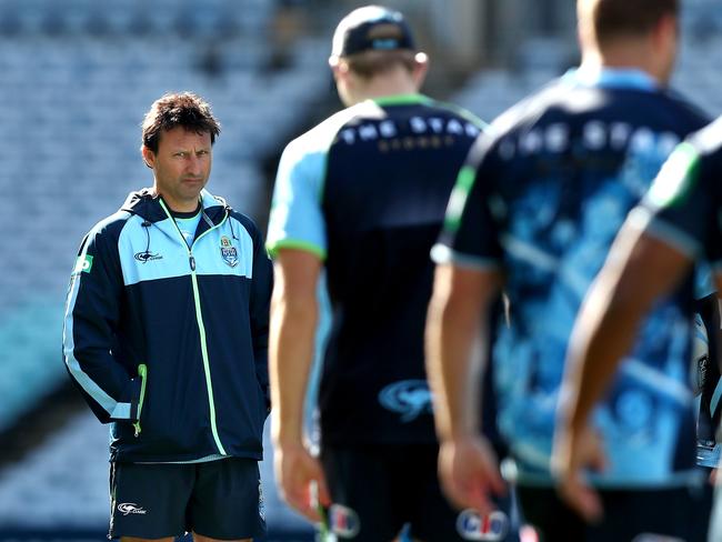 Laurie Daley needs to turn the Blues’ fortunes around. Picture: Gregg Porteous