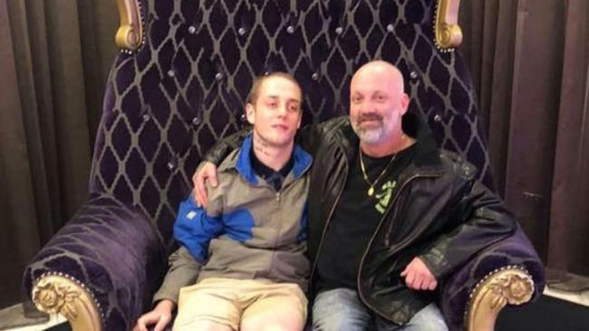 Jared Pihlgren and his son Jay Stephens brutally attacked a man in Melbourne’s CBD. Picture: Supplied