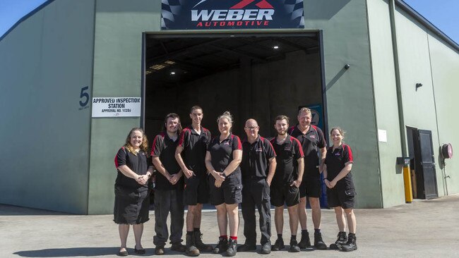 Weber Automotive team. Picture: Supplied