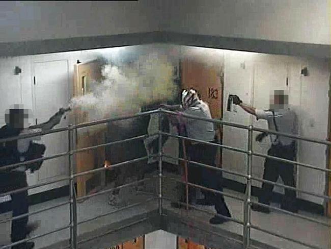 A still from the video of the riot at Wellington Correctional Centre last week / Supplied