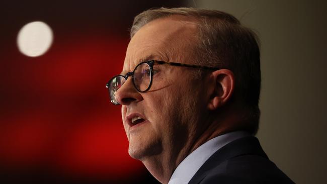 Will the voters buy Albanese as an agent of ‘safe change’. Picture: NCA NewsWire / David Swift