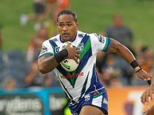 CHARGING: Solomone Kata takes the ball up for the Warriors during a match earlier this season. Picture: STEVE CHRISTO