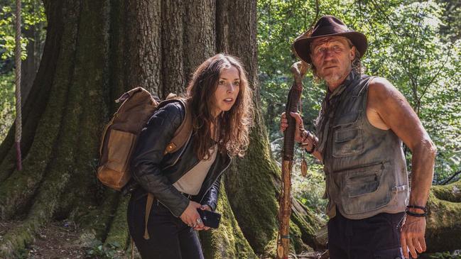 Bridget Christie as Linda and Jerome Flynn as the Pig Man in The Change. Photograph: Channel 4 Photograph: Channel 4