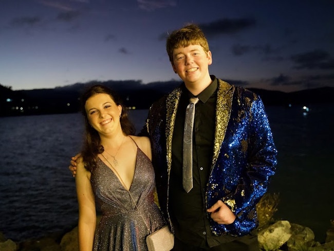 Harmony Sanderson and Heath Yule arriving to the Proserpine State High School Year 12 Formal held at the Whitsunday Marine Club on Wednesday, November 16, 2022.