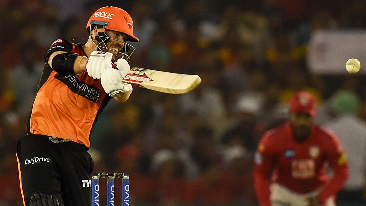 Sunrisers Hyderabad’s David Warner is the leading scorer in this year’s IPL. Picture: AFP