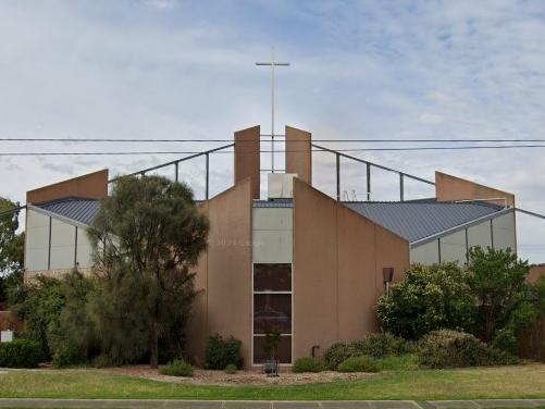 The teenagers crashed into Brimbank Anglican Church on Ely Ct.