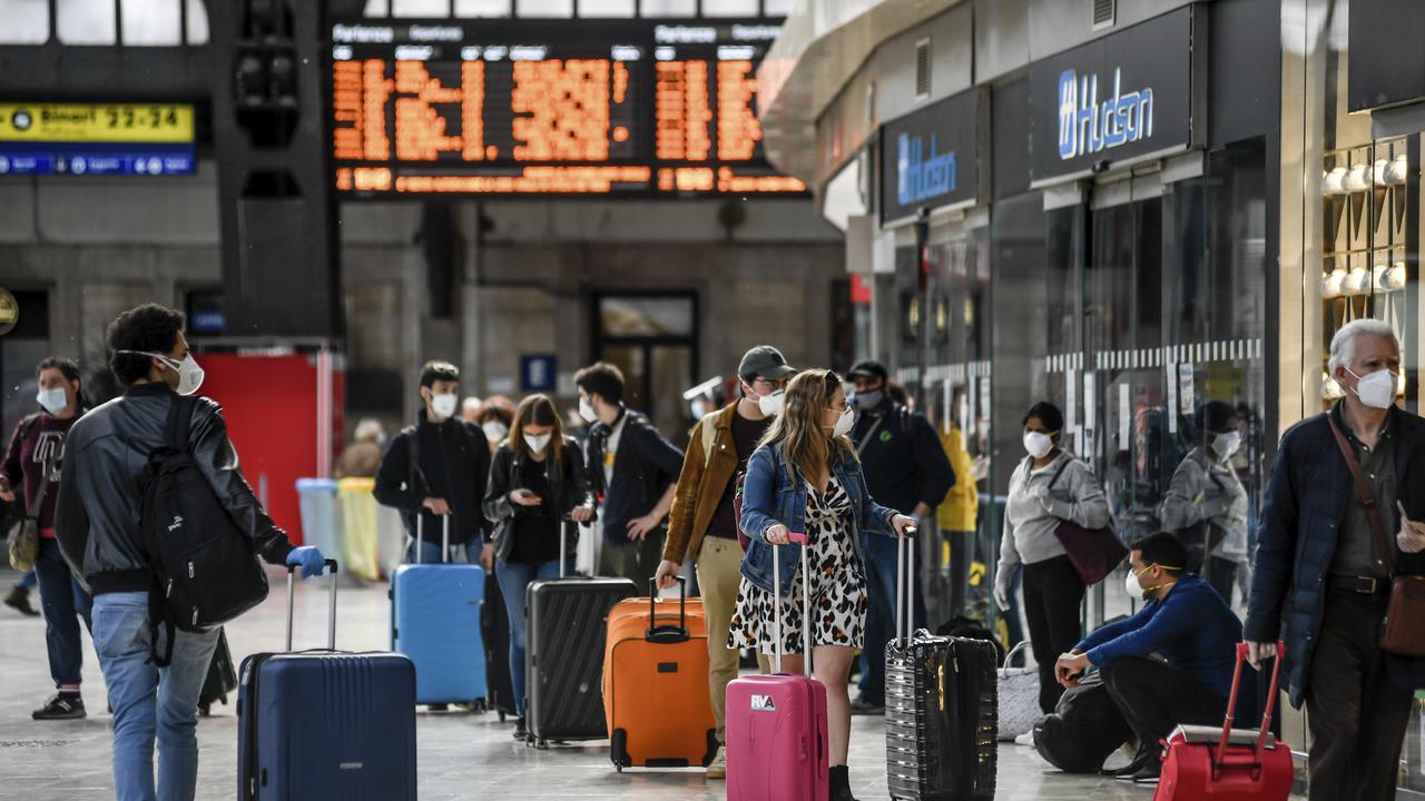 Italy was the first European country to lock down in a bid to stem COVID-19 infections. Picture: Claudio Furlan/LaPresse/AP