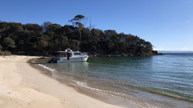 Crocketts Beach on Schouten Island. Picture: PHIL YOUNG