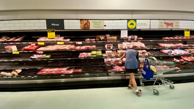 Woolworths is set to close the majority of its supermarket butcheries following a "shift in customer preference". Picture: NewsWire / Sarah Marshall