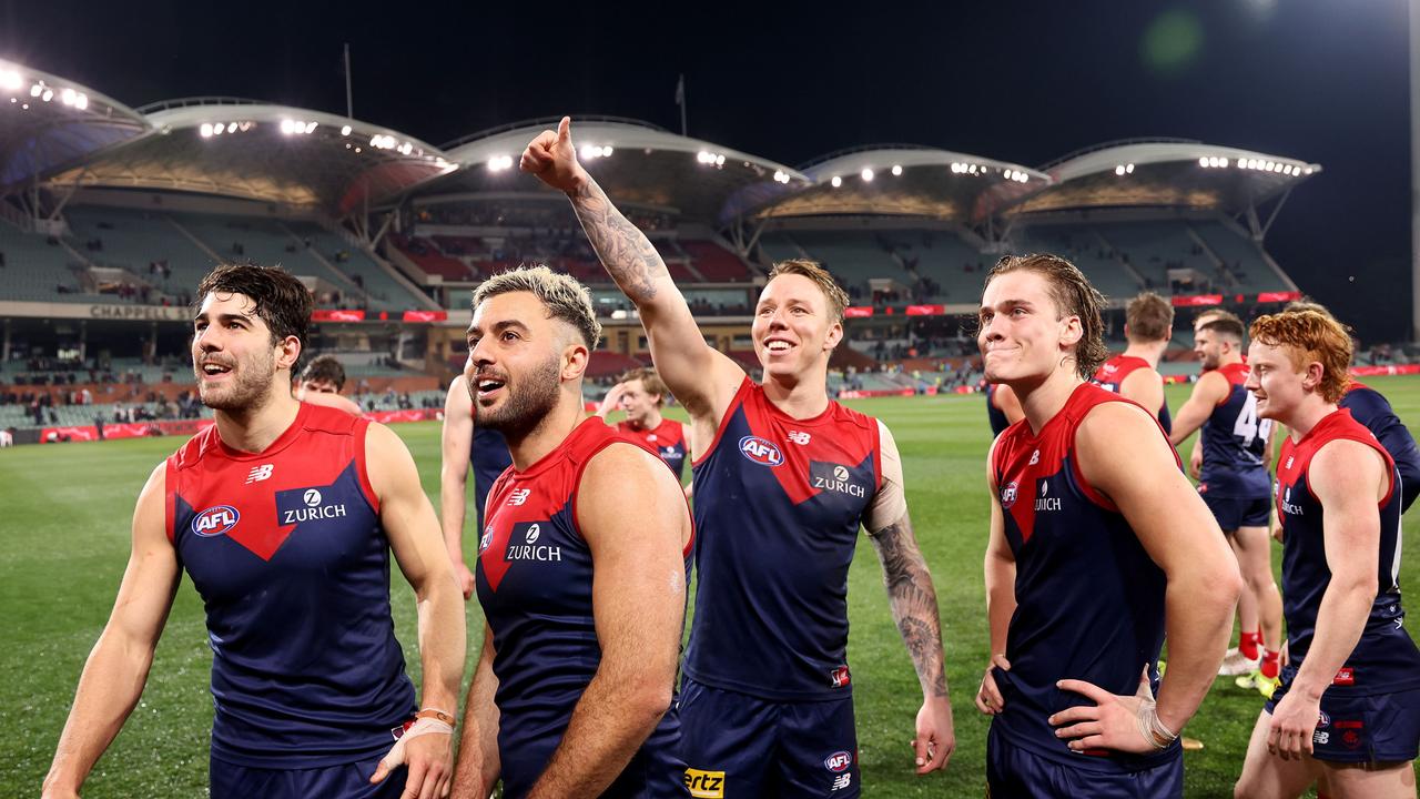 The Melbourne Demons are one of six remaining sides in the AFL finals series. Picture: James Elsby/AFL Photos via Getty Images