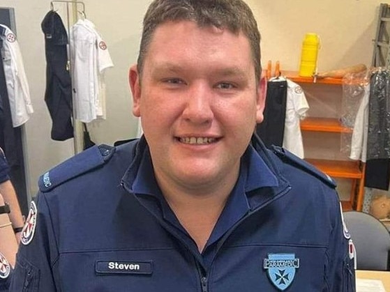 WARNING. WEEKEND TELEGRAPHS SPECIAL. MUST TALK WITH PIC ED JEFF DARMANIN BEFORE PUBLISHING. NSW Ambulance officer Steve Tougher . . Steven was stabbed to death in the carpark of McDonalds Campbelltown on the 14th April 2023. IMAGE SUPPLIED BY THE FAMILY