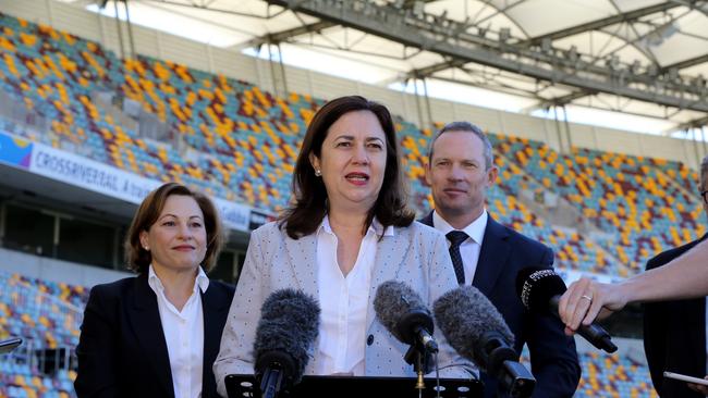 Premier Annastacia Palaszczuk is rightly cautious about the prospect of a bid for the Olympics. Picture: AAP