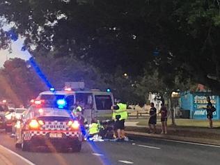 Man fights for life after hit by car 