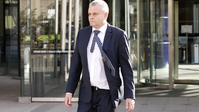 Craig Orton outside the banking royal commission hearings in Melbourne yesterday. Picture: AAP