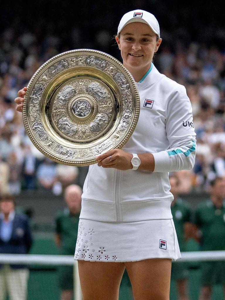 Ash Barty. Picture: AFP