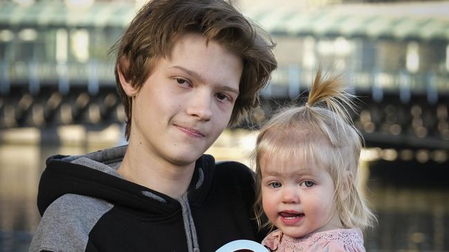 Tai with his niece Ruby.