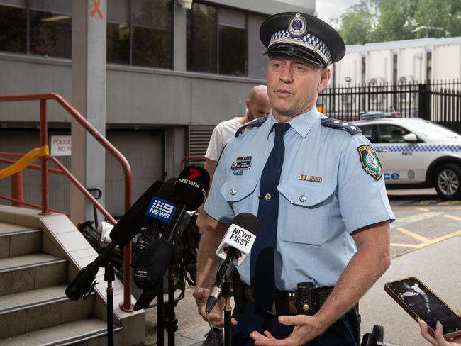 Sergeant Dave McInerney pleads for information about the mother, so police can check on her physical and mental wellbeing. Picture: Julian Andrews