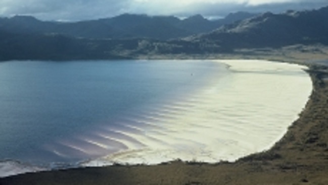 An early view of Lake Pedder.