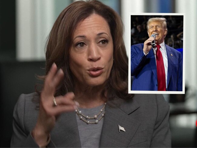 kamala harris and donald trump interview