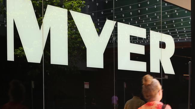 Myer has returned to profit but sales have fallen.