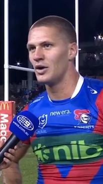 Kalyn Ponga drops X-rated remark in post-game interview