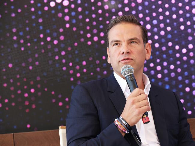 Lachlan Murdoch lauded the growth of News Corp’s Australian business. Picture: Ella Pellegrini