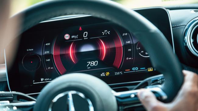 Key controls are at your fingertips in the Mercedes-Benz C-Class.