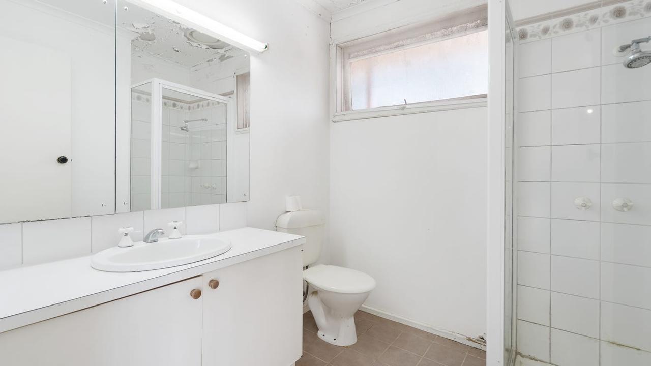 One of the two bathrooms in the property.