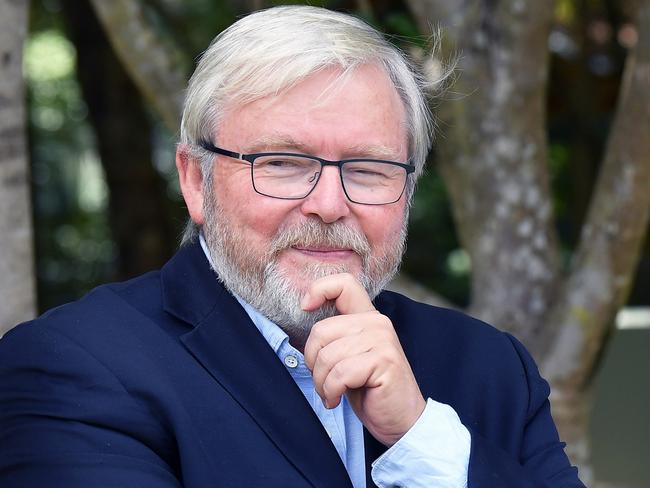 Former prime minster Kevin Rudd says Scott Morrison will likely face criticism from other world leaders in Glasgow. Picture: Patrick Woods