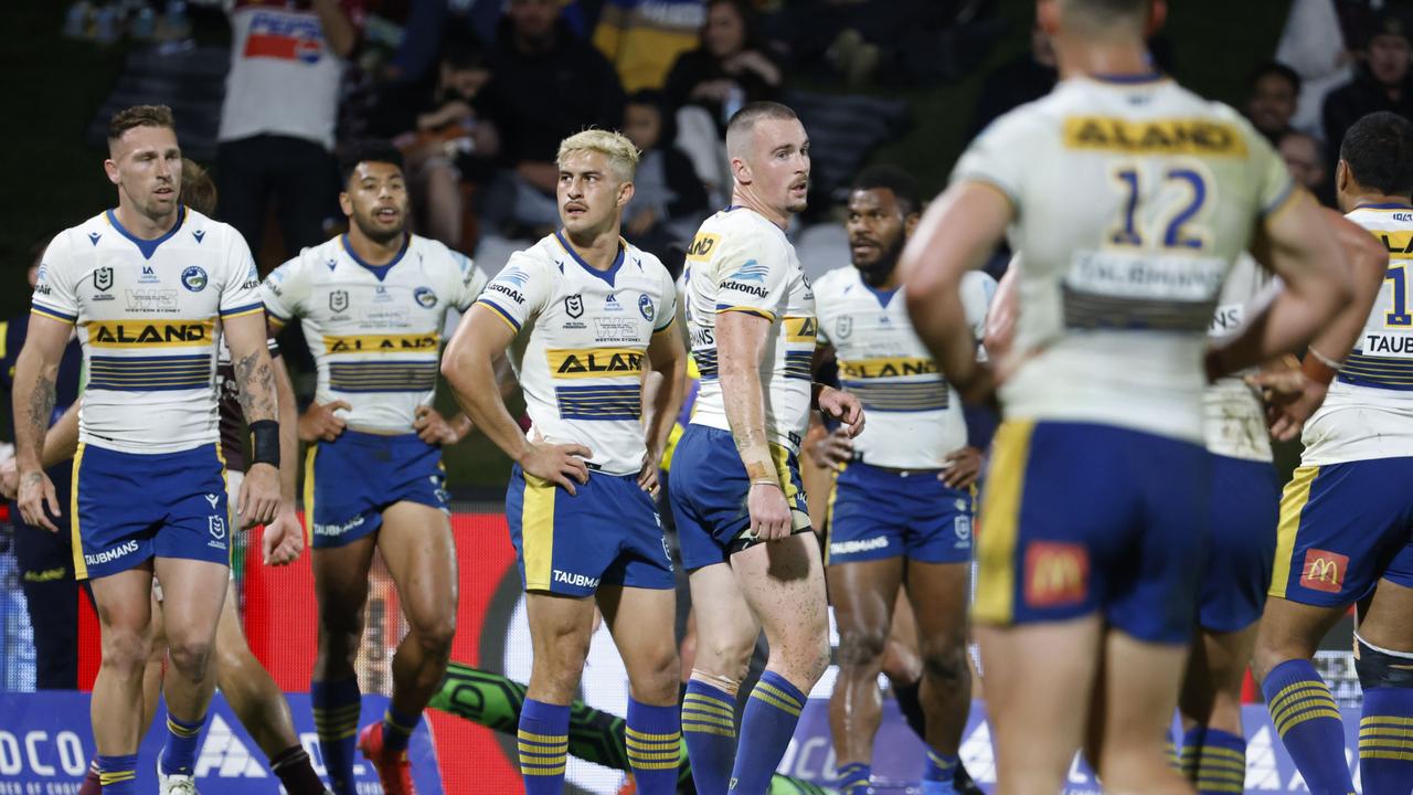 Parramatta looks disjointed on and off the field. Picture: Glenn Hunt/Getty