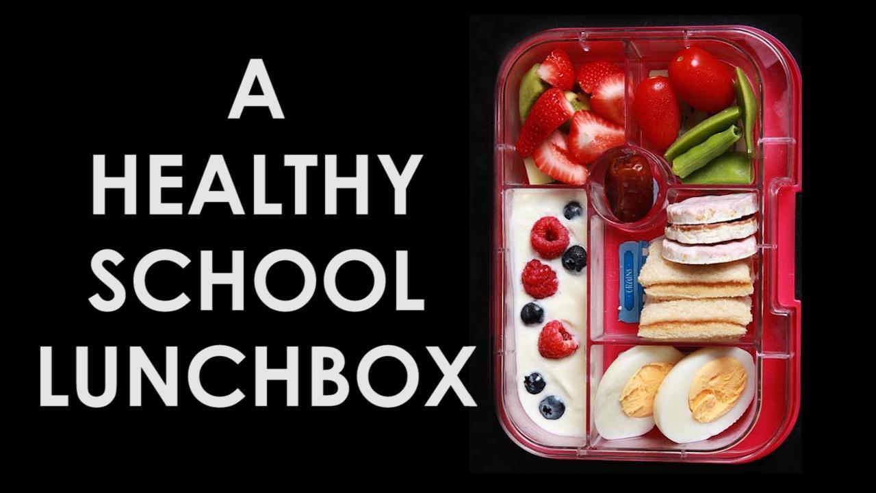 What does a healthy school lunchbox look like?