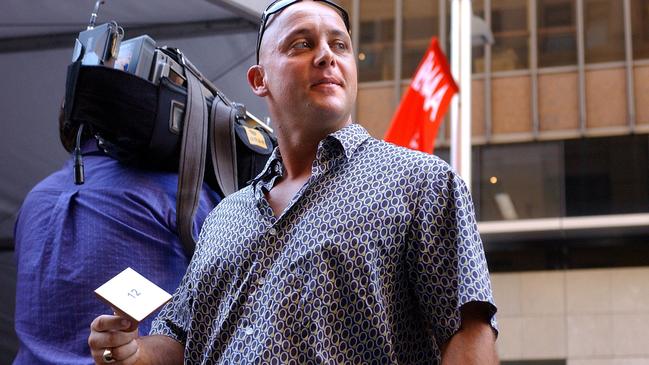 Damion Flower, owner of Golden Slipper favourite Snitzel, in Martin Place. Picture: AAP