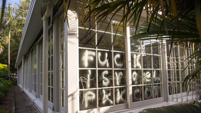 The Chiswick restaurant in Woollahra after vandals went on a destructive spree in the Sydney eastern suburb last week; . Picture: NewsWire/Jeremy Piper