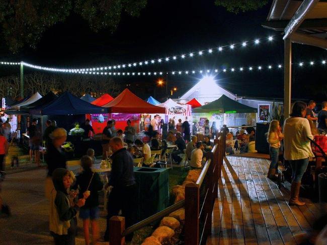 The Friday night markets at the Currumbin Sanctuary Village Green offer a varied range of food from around the world.