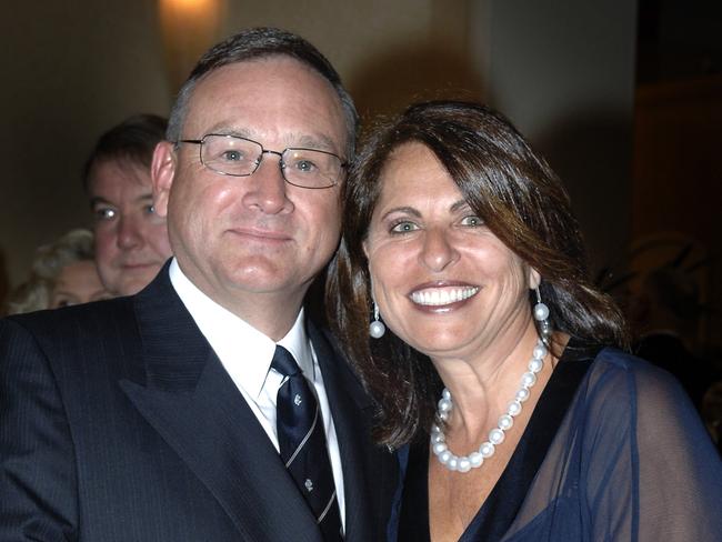 Graham and Annette Smorgon, pictured in 2006.