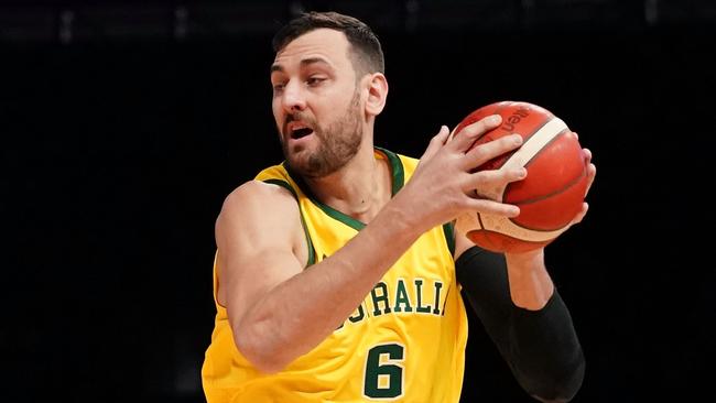 Andrew Bogut is expected to play in Australia’s opening match at the FIBA World Cup. Picture: AAP