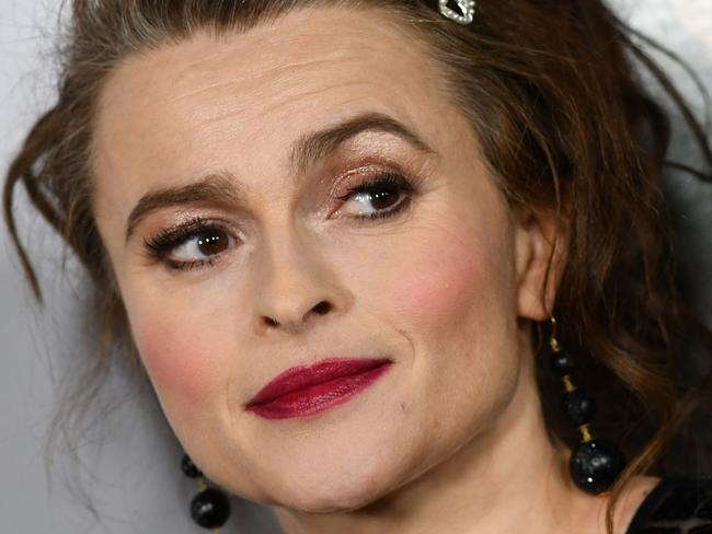 British actress Helena Bonham Carter arrives for the AFI gala screening of "The Crown" at the TCL Chinese theatre in Hollywood on November 16, 2019. (Photo by Chris Delmas / AFP)