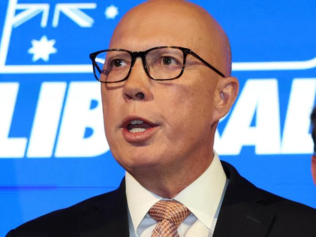 zNCA 2025 FEDERAL ELECTION LIBERAL BUS - 03/05/2025: Pictured is Leader of the Opposition Peter Dutton while on the 2025 federal election campaign as it comes to a conclusion at the W Hotel in Brisbane. Peter Dutton arrives at the official LNP Election night function. Picture: Adam Head / NewsWire