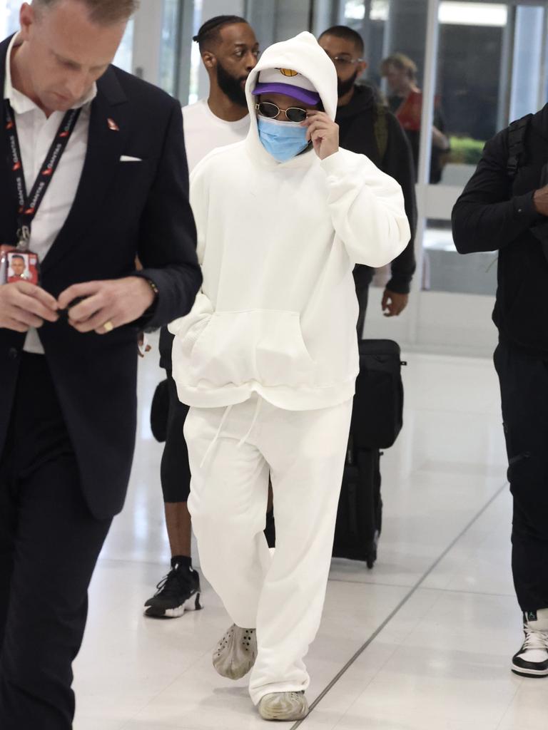 Music superstar The Weeknd leaves Australia after his concert tour. Picture: Media Mode.