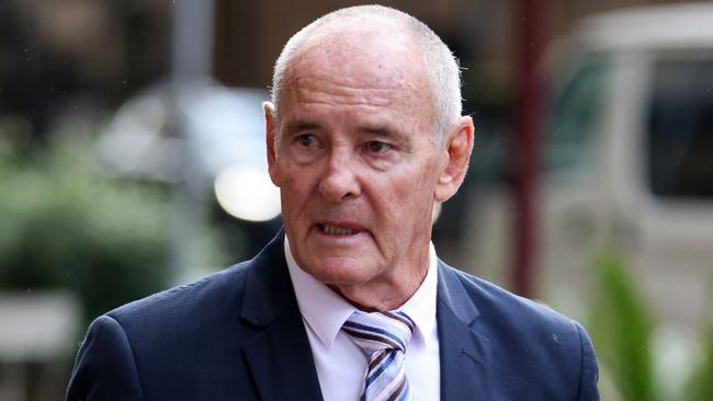 SYDNEY, AUSTRALIA - NewsWire Photos MAY 9, 2022:  Chris Dawson pictured as he arrives at the Supreme Court, Sydney CBD. Ex-Newtown Jets player and school teacher Chris Dawson was charged with murdering his wife Lynette in 1982.Picture: NCA NewsWire / Damian Shaw