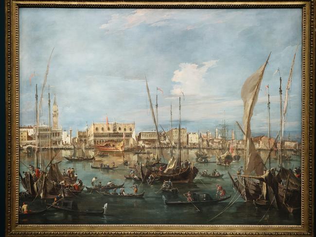 'Venice from the Bacino di San Marco' by Francesco Guardi. Picture Lachie Millard