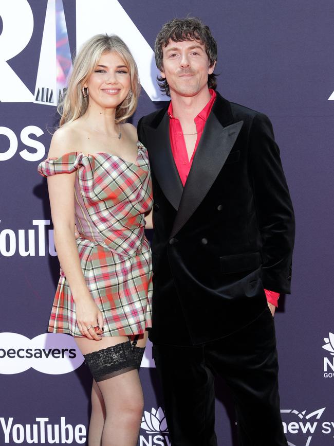 The couple made their red carpet debut. Picture: NewsWire / Christian Gilles