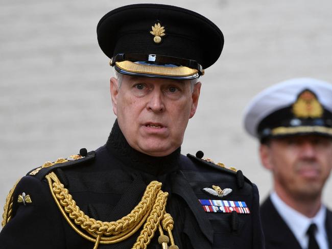 The Duke in full military dress. Picture: AFP